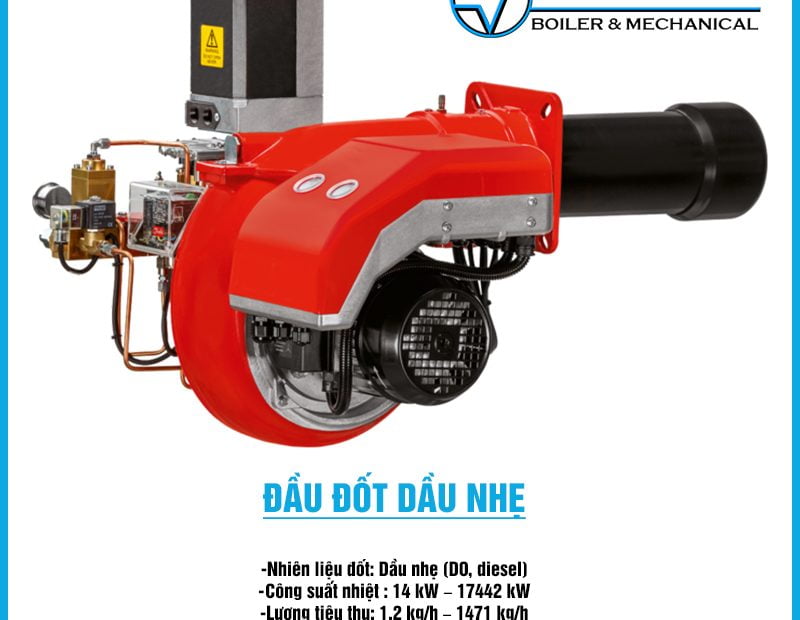 Đầu đốt dầu DO của hãng FBR - ITALY
