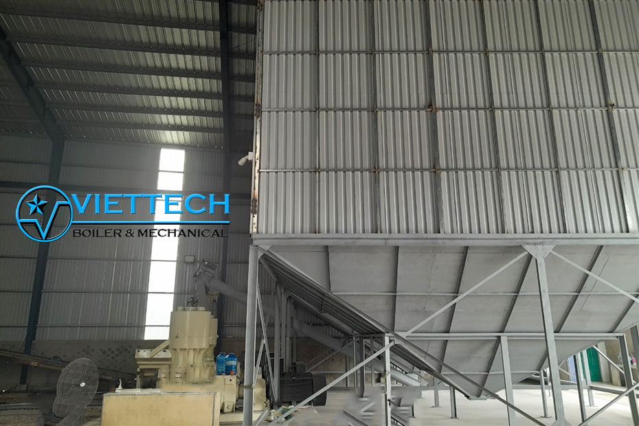 Thiết kế - Thi công bồn chứa trấu cho nhà máy xay xát