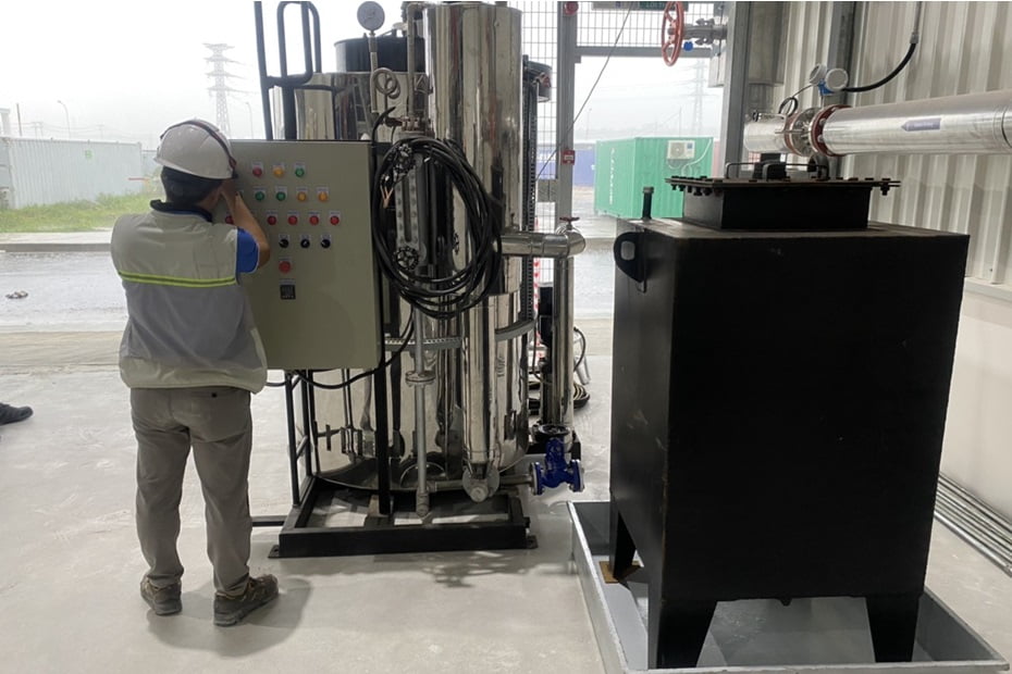 Thanh lý Nồi hơi đốt dầu DO công suất 1000 kgh